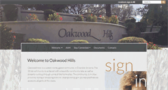 Desktop Screenshot of oakwoodhillshoa.org